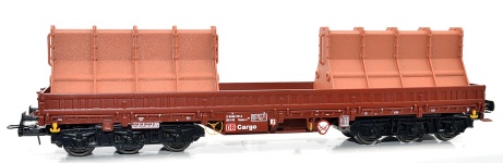 NPE Modellbau NW22964 - H0 - Schwerlastwagen Samms-u 454 Betonschalung braun, DB AG, Ep. V